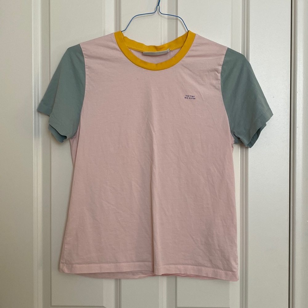 The Tiny Big Sister colorblock tee